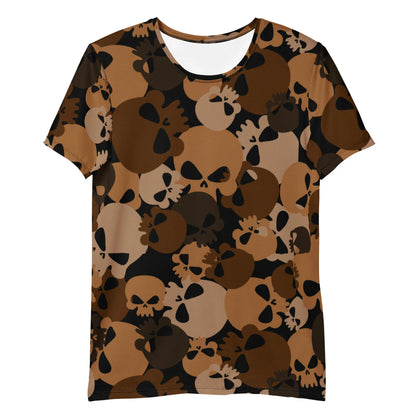 brown-skull-sport-t-shirt-fur-herren-sport-t-shirt-jlr-design-6 - JLR Design