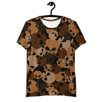 brown-skull-sport-t-shirt-fur-herren-sport-t-shirt-jlr-design-7 - JLR Design