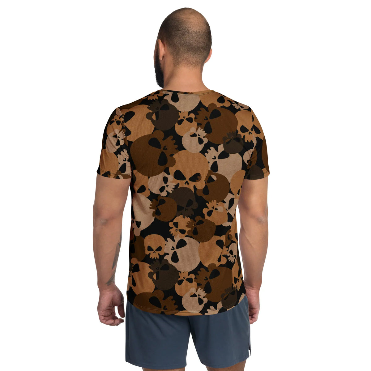 brown-skull-sport-t-shirt-fur-herren-sport-t-shirt-jlr-design-jlr-design-de-8 - JLR Design