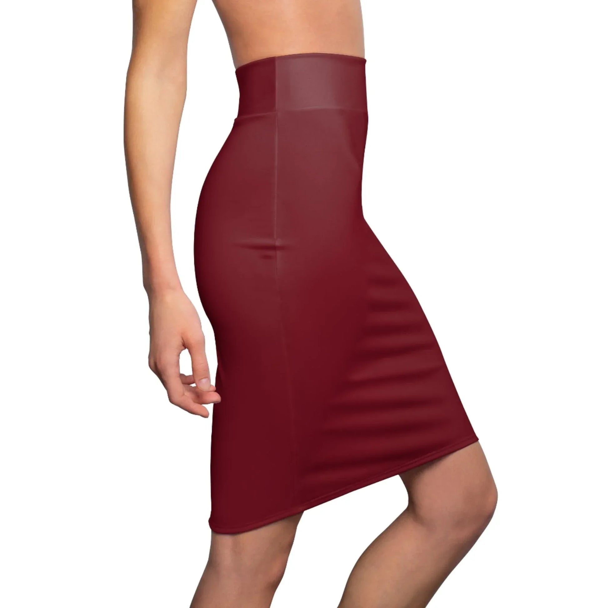 burgund-bleistiftrock-fur-damen-eleganter-mid-waist-rock-mit-stretch-komfort-bleistiftrock-jlr-design-4 - JLR Design