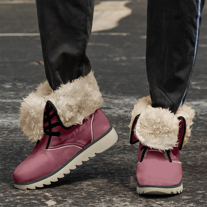 burgund-chic-boots-mit-pluschfutter-boots-jlr-design-3 - JLR Design