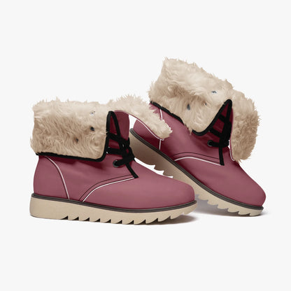 burgund-chic-boots-mit-pluschfutter-boots-jlr-design-4 - JLR Design