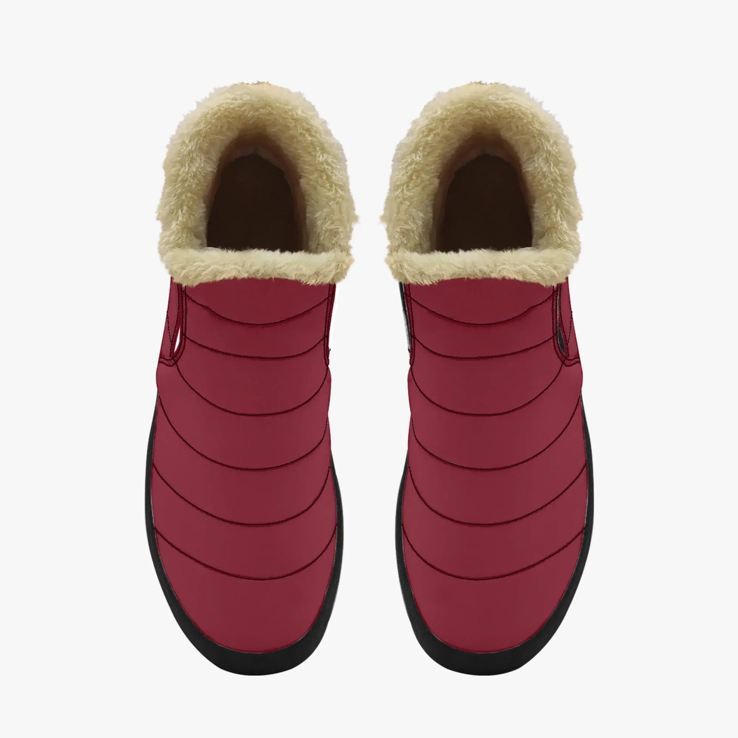 burgund-faux-fur-slipper-slipper-jlr-design-5 - JLR Design