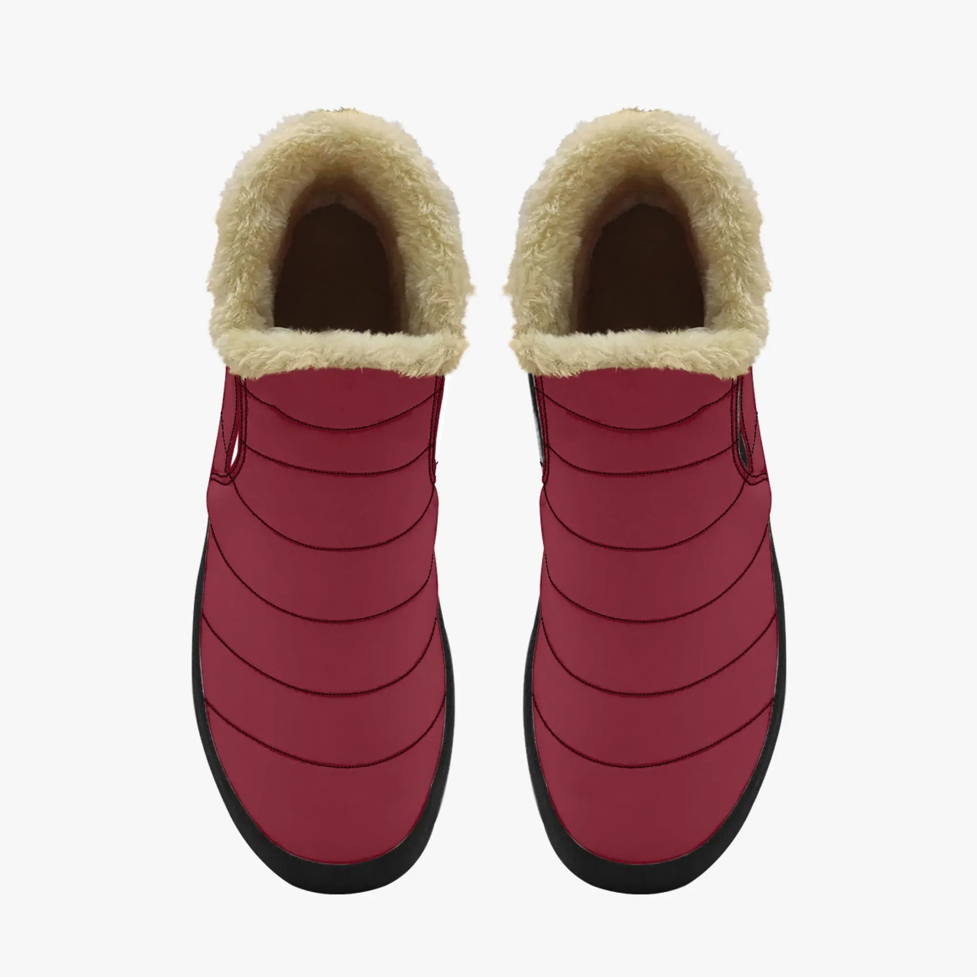 burgund-faux-fur-slipper-slipper-jlr-design-5 - JLR Design