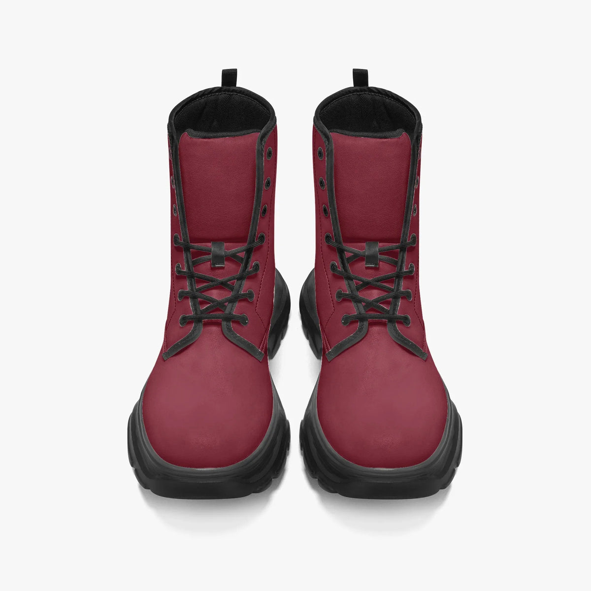burgund-leather-chunky-boots-boots-jlr-design-jlr-design-de-5 - JLR Design