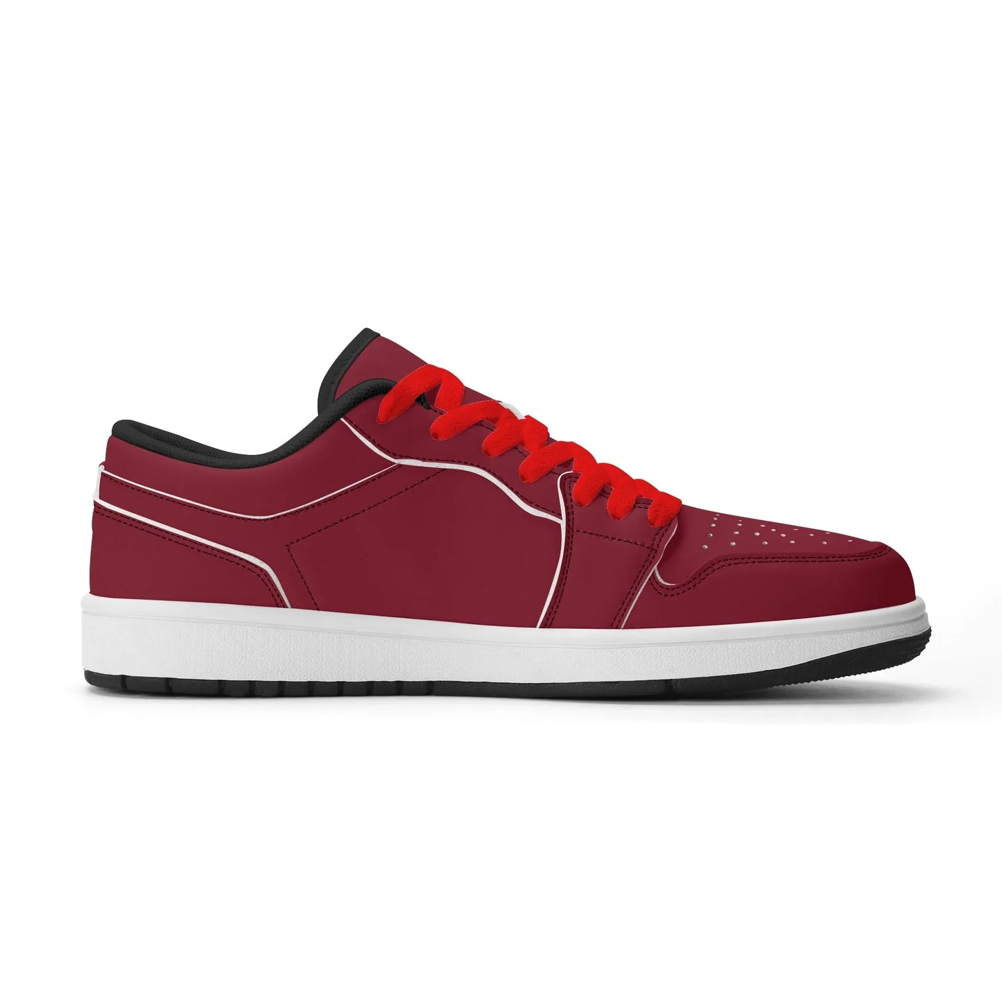 burgund-low-top-leder-sneaker-fur-damen-sneaker-jlr-design-10 - JLR Design