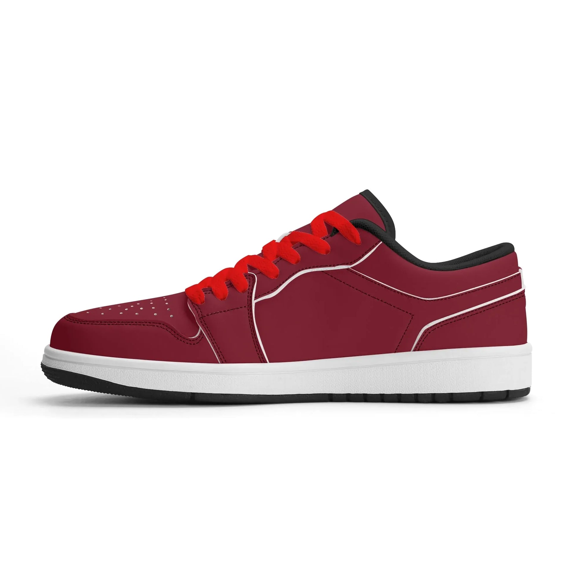 burgund-low-top-leder-sneaker-fur-damen-sneaker-jlr-design-11 - JLR Design