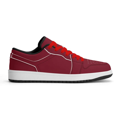 burgund-low-top-leder-sneaker-fur-damen-sneaker-jlr-design-12 - JLR Design