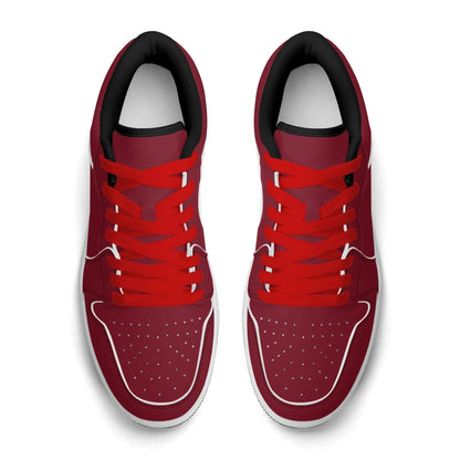 burgund-low-top-leder-sneaker-fur-damen-sneaker-jlr-design-14 - JLR Design