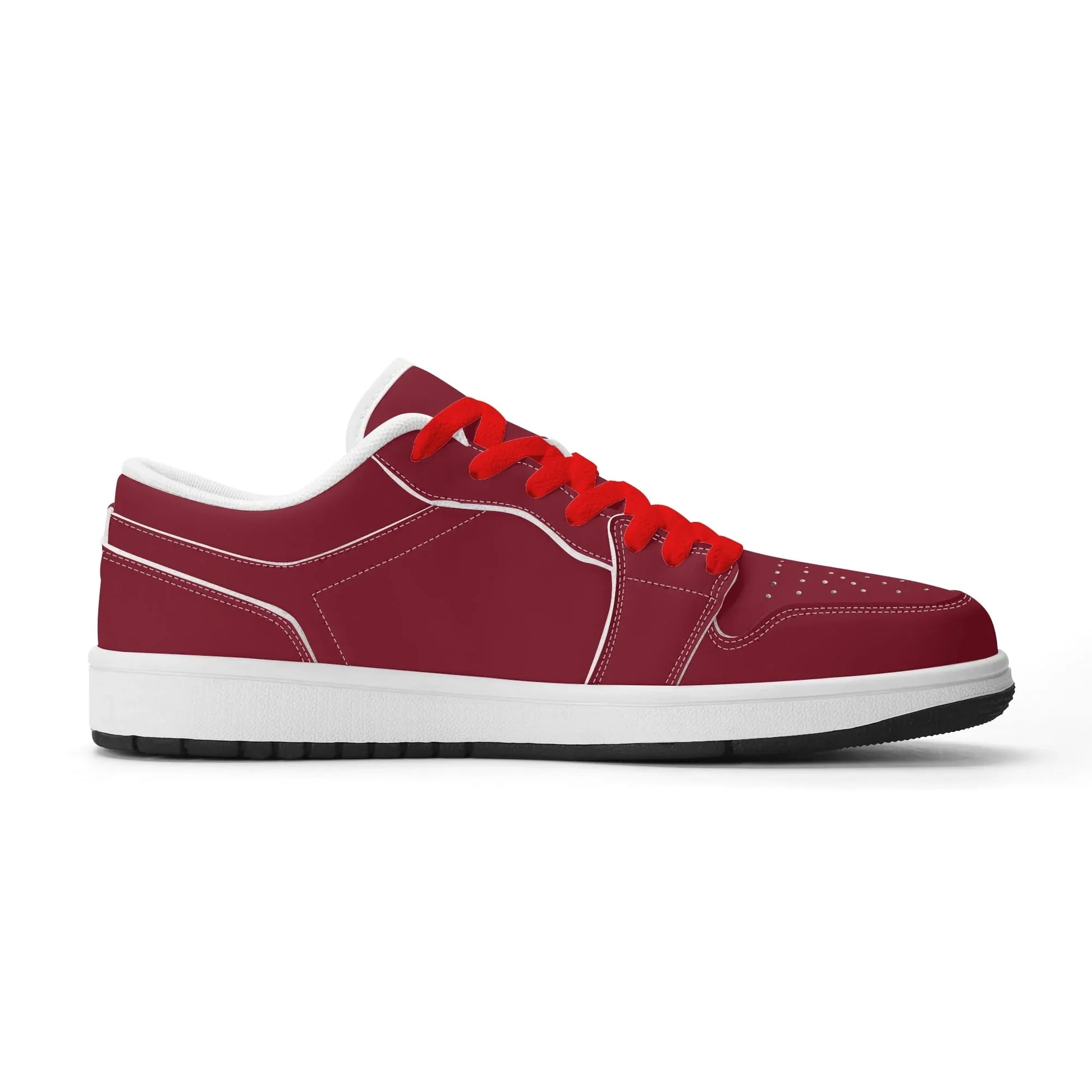 burgund-low-top-leder-sneaker-fur-damen-sneaker-jlr-design-3 - JLR Design