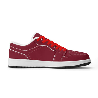 burgund-low-top-leder-sneaker-fur-damen-sneaker-jlr-design-3 - JLR Design