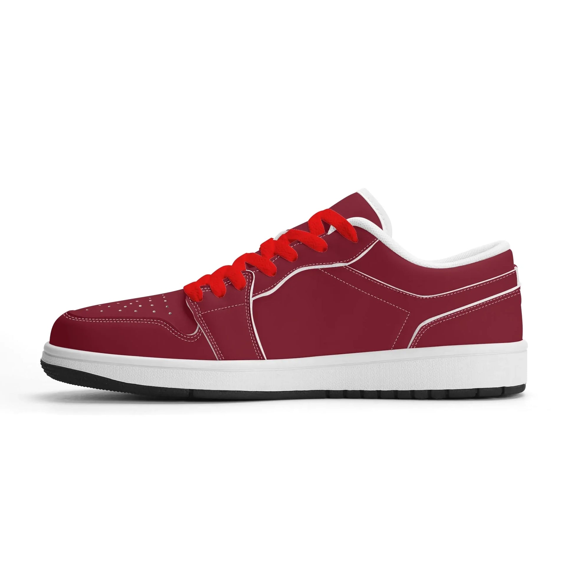 burgund-low-top-leder-sneaker-fur-damen-sneaker-jlr-design-4 - JLR Design
