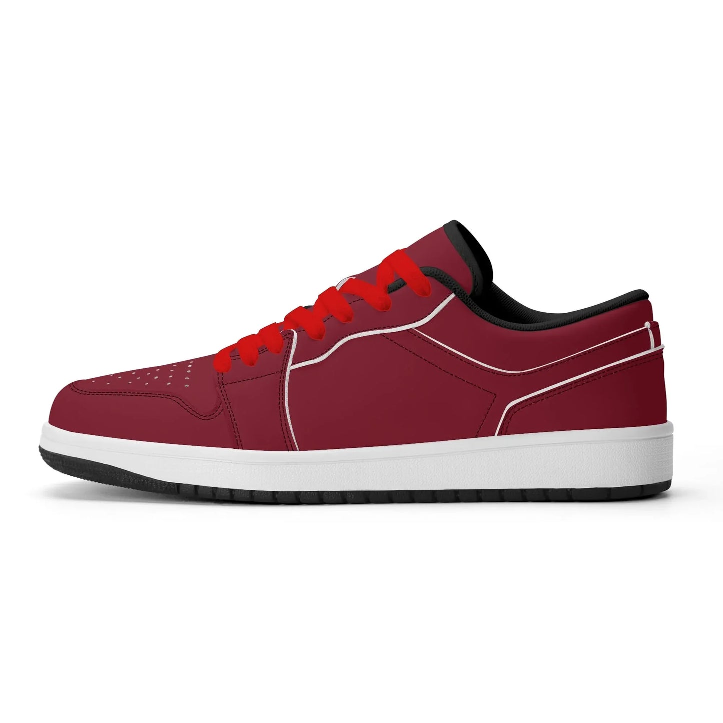 burgund-low-top-leder-sneaker-fur-damen-sneaker-jlr-design-9 - JLR Design