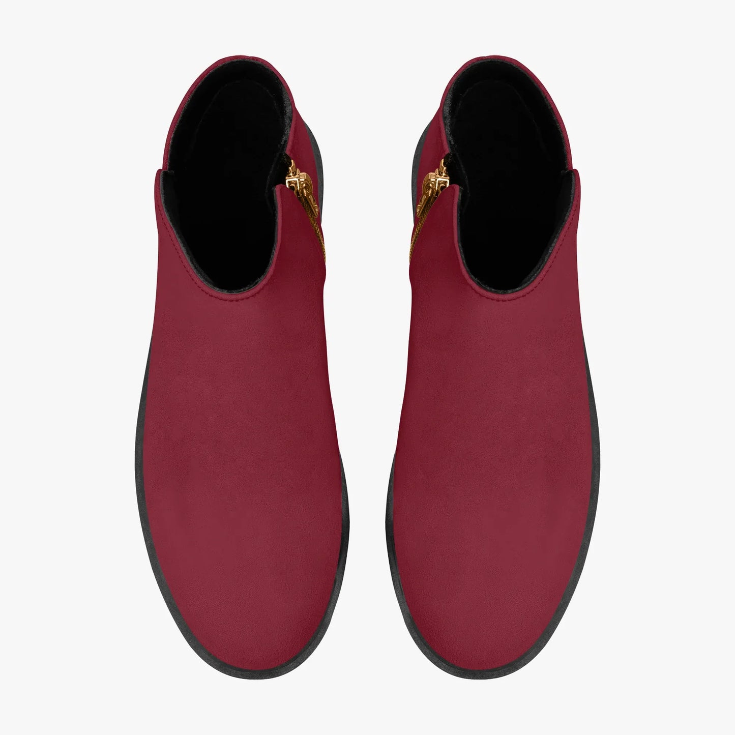 burgunde-elegante-reissverschluss-stiefeletten-stiefeletten-jlr-design-7 - JLR Design