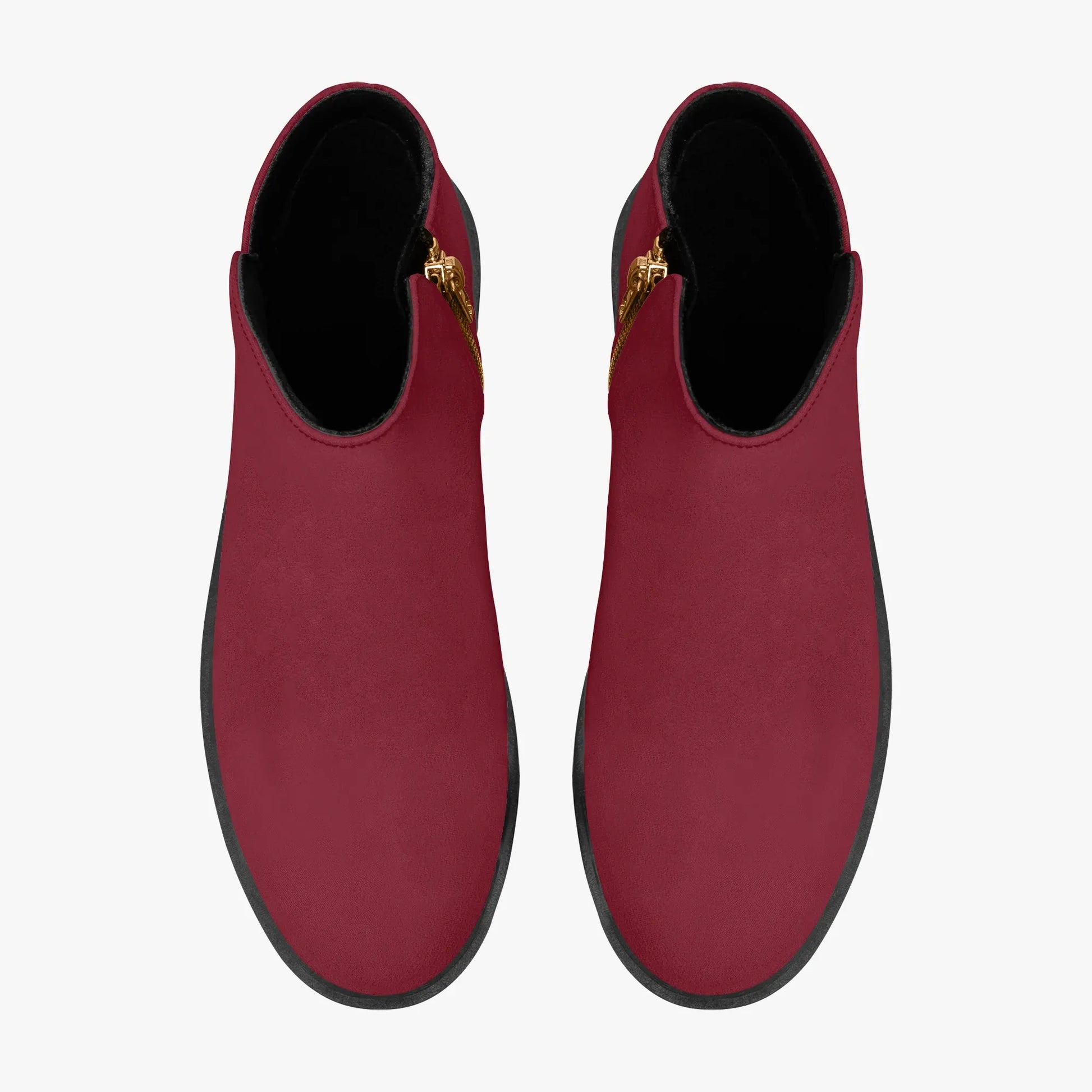 burgunde-elegante-reissverschluss-stiefeletten-stiefeletten-jlr-design-7 - JLR Design