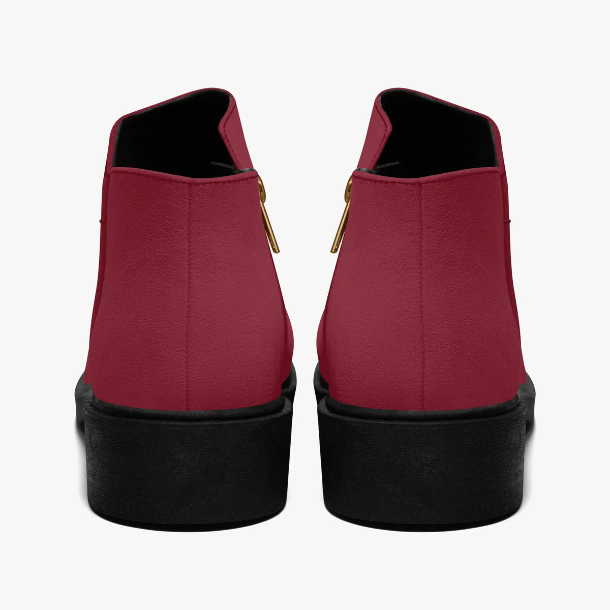 burgunde-elegante-reissverschluss-stiefeletten-stiefeletten-jlr-design-jlr-design-de-2 - JLR Design
