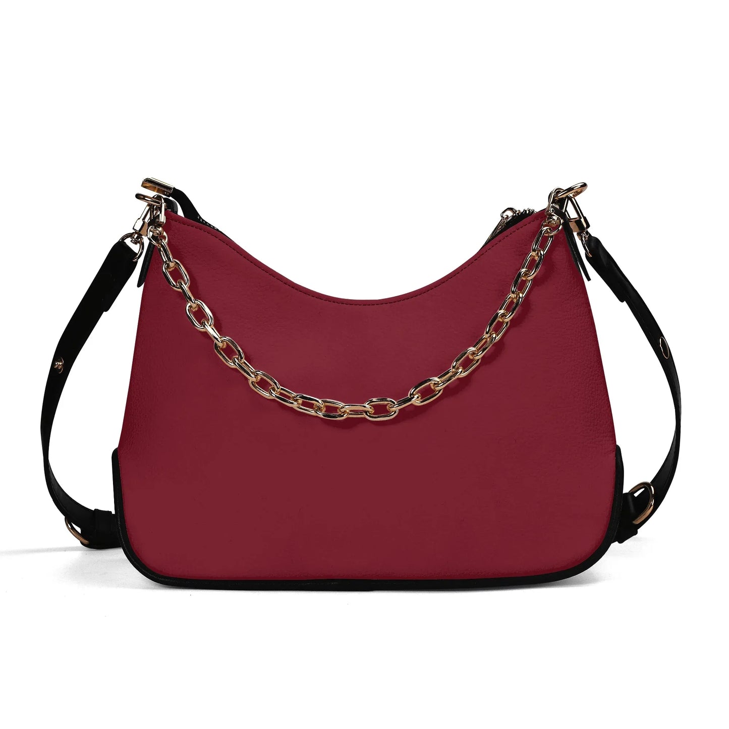 burgunde-elegante-umhangetasche-mit-kette-umhangetasche-jlr-design-1 - JLR Design