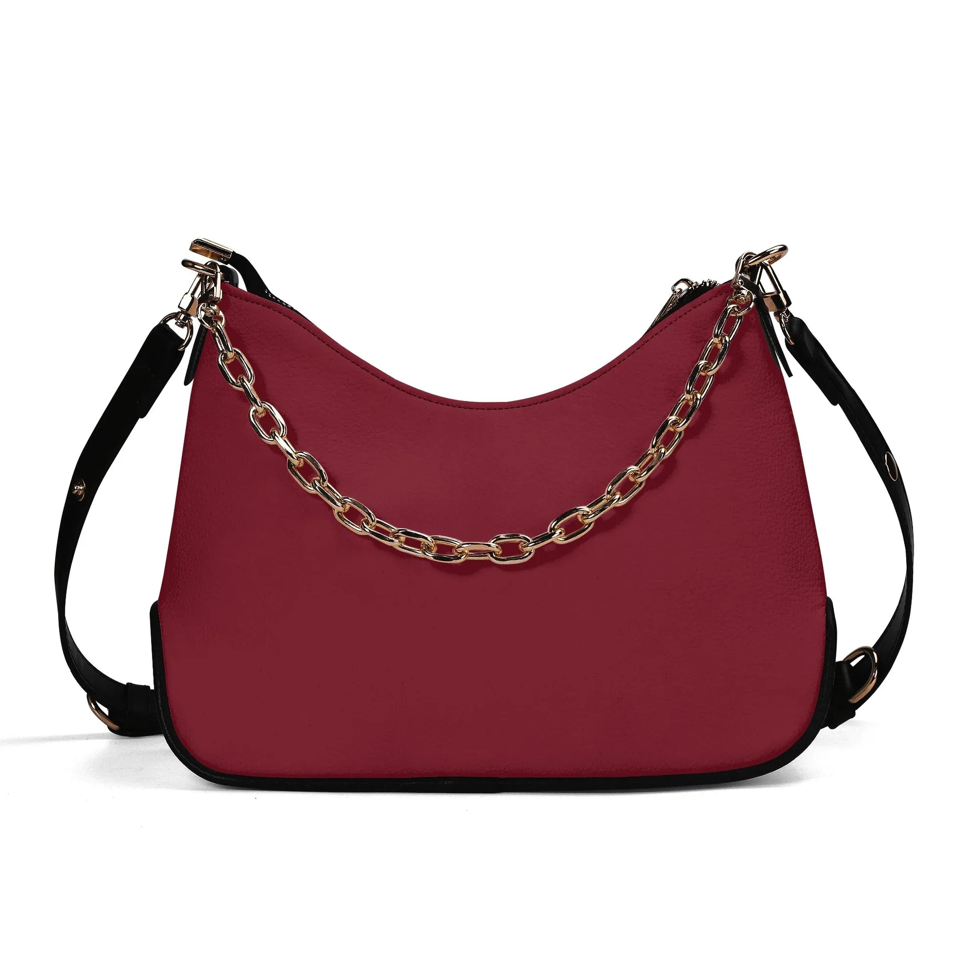 burgunde-elegante-umhangetasche-mit-kette-umhangetasche-jlr-design-1 - JLR Design