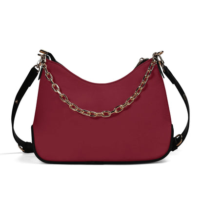 burgunde-elegante-umhangetasche-mit-kette-umhangetasche-jlr-design-1 - JLR Design