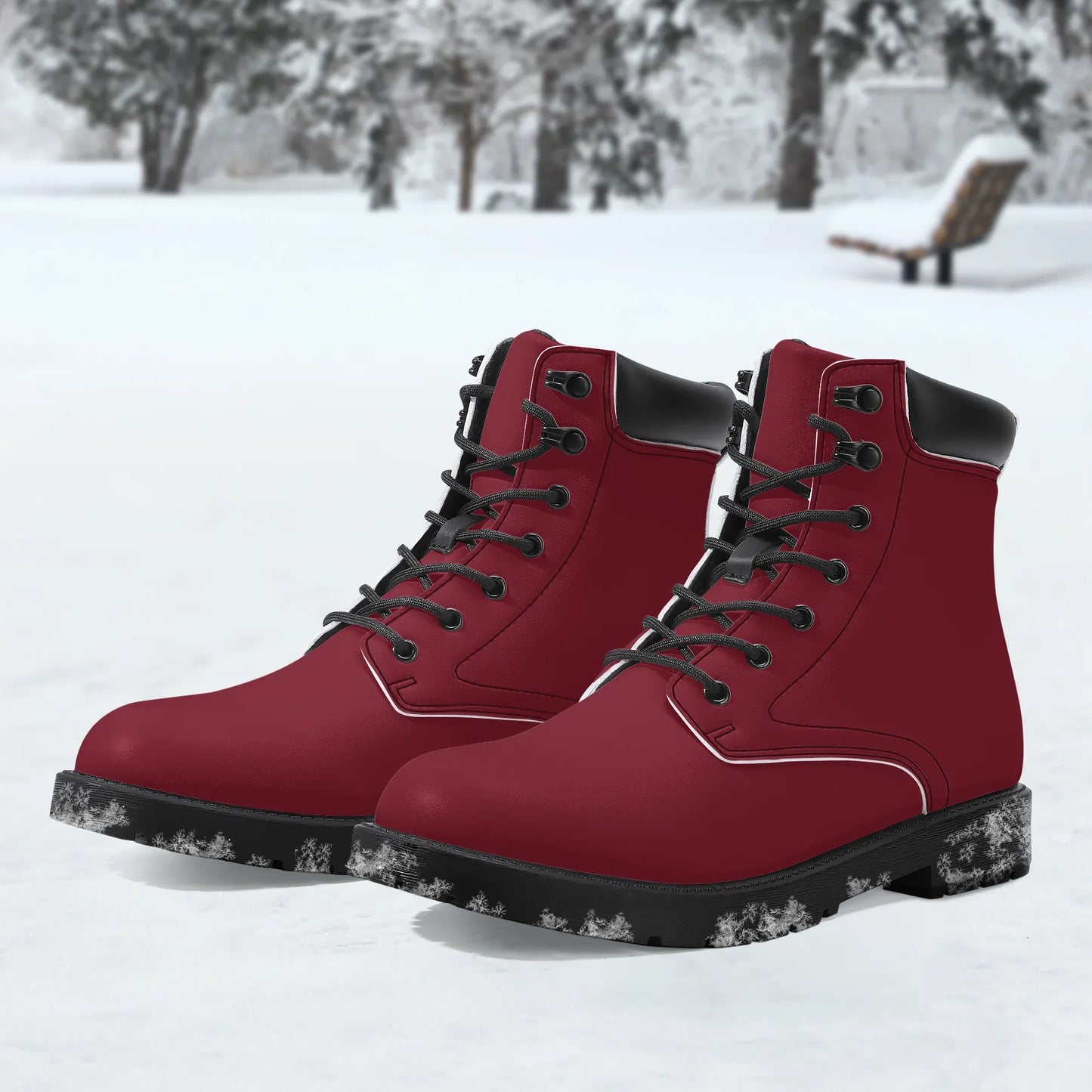 burgunde-leder-boots-or-stylische-und-warme-winterstiefel-boots-jlr-design-1 - JLR Design