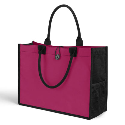 burgundy-canvas-shopper-tasche-einkaufstasche-jlr-design-3 - JLR Design