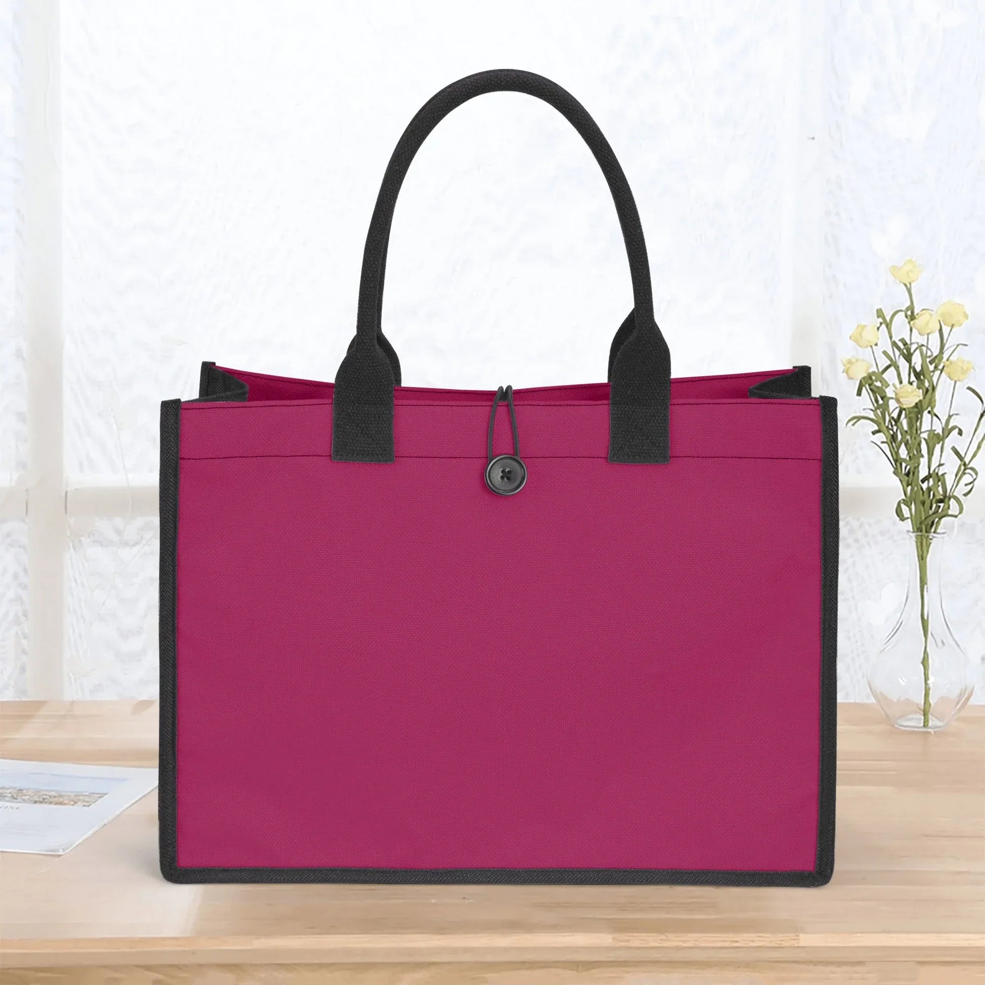 burgundy-canvas-shopper-tasche-einkaufstasche-jlr-design-5 - JLR Design