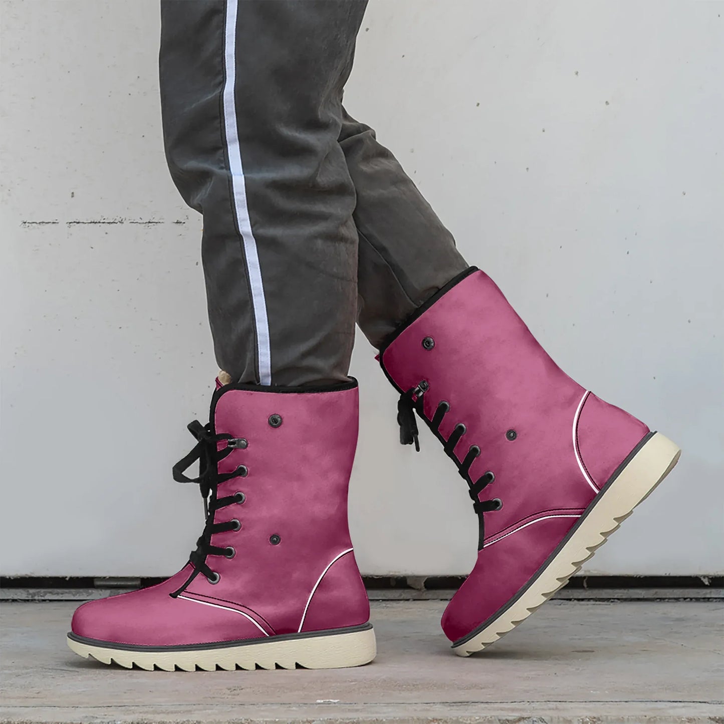 burgundy-chic-boots-mit-pluschfutter-boots-jlr-design-2 - JLR Design