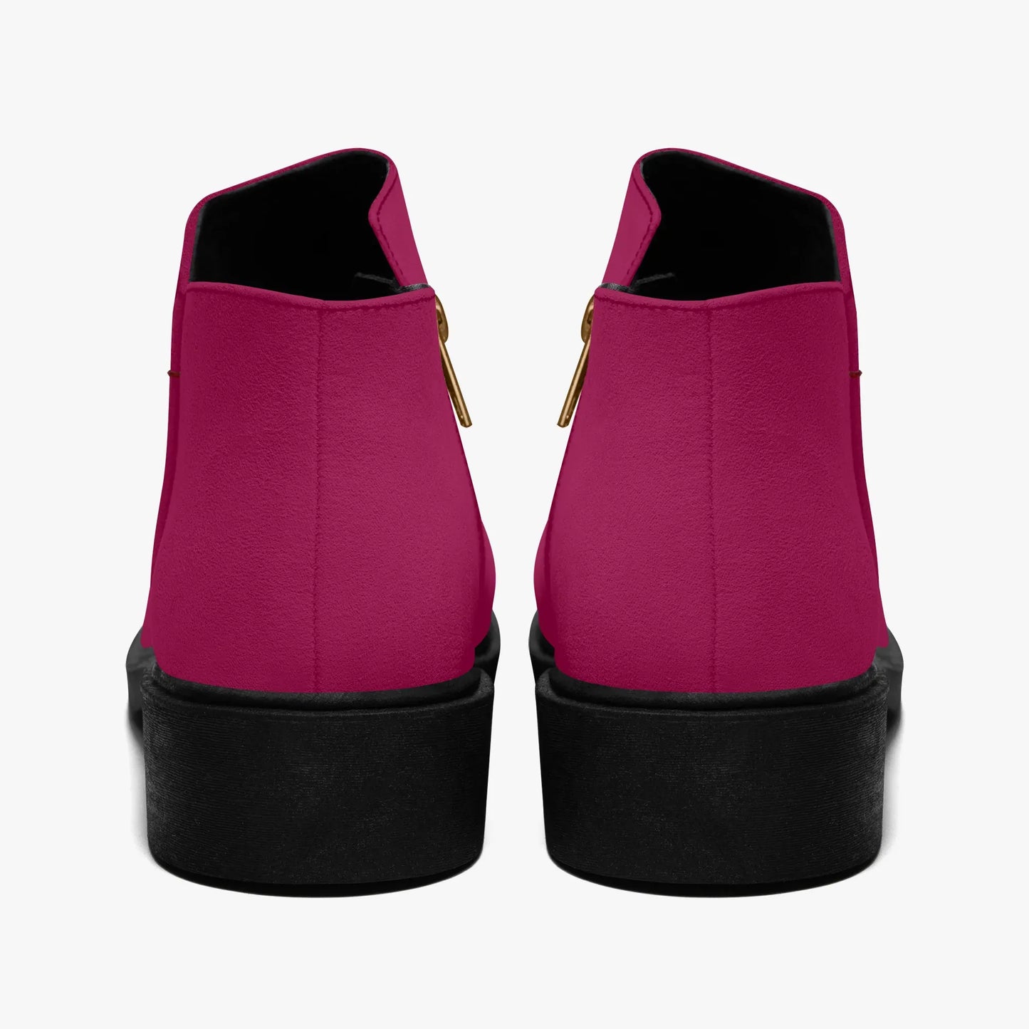 burgundy-elegante-reissverschluss-stiefeletten-stiefeletten-jlr-design-2 - JLR Design