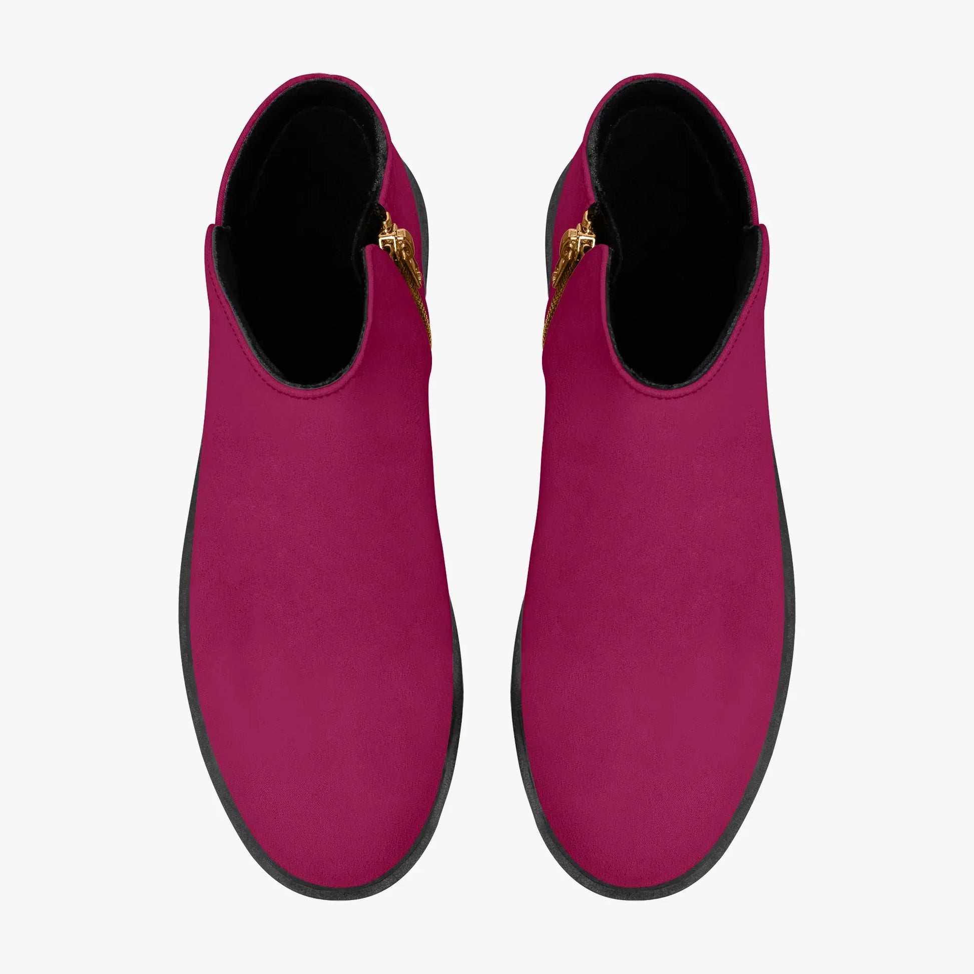 burgundy-elegante-reissverschluss-stiefeletten-stiefeletten-jlr-design-7 - JLR Design