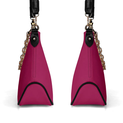 burgundy-elegante-umhangetasche-mit-kette-umhangetasche-jlr-design-4 - JLR Design