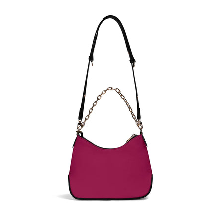 burgundy-elegante-umhangetasche-mit-kette-umhangetasche-jlr-design-5 - JLR Design