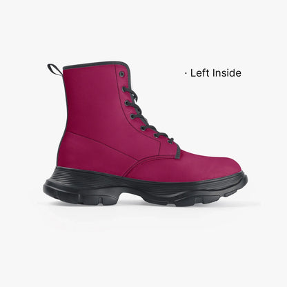 burgundy-leather-chunky-boots-boots-jlr-design-3 - JLR Design