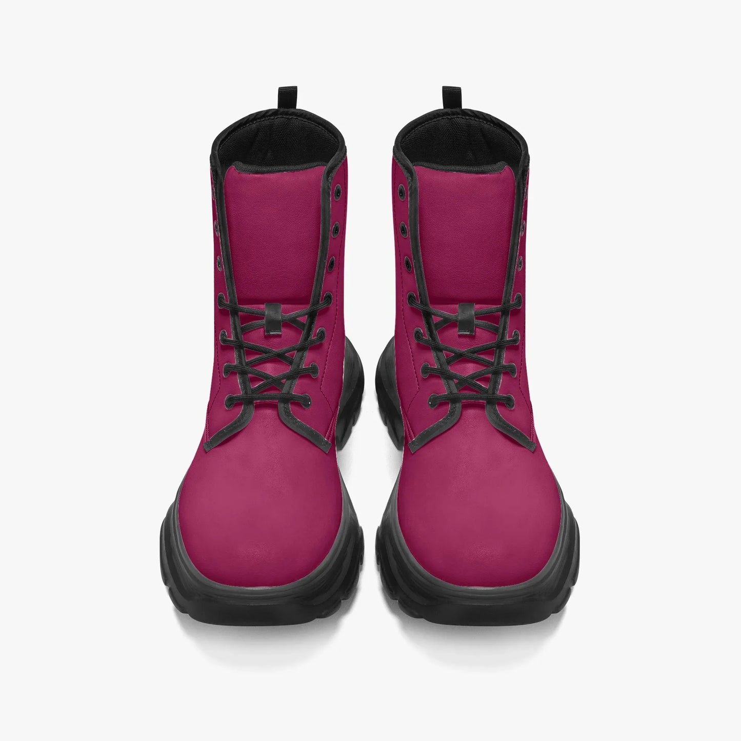 burgundy-leather-chunky-boots-boots-jlr-design-5 - JLR Design