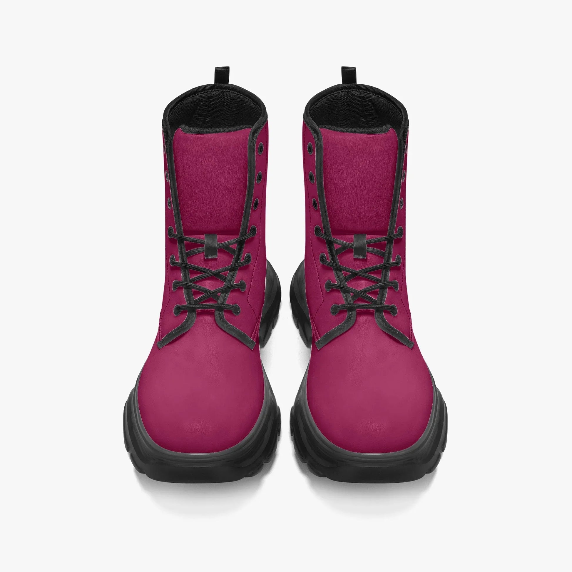 burgundy-leather-chunky-boots-boots-jlr-design-5 - JLR Design