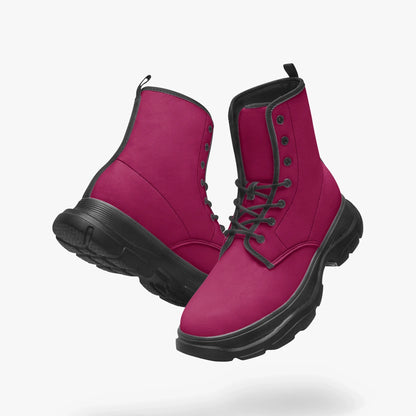 burgundy-leather-chunky-boots-boots-jlr-design-6 - JLR Design