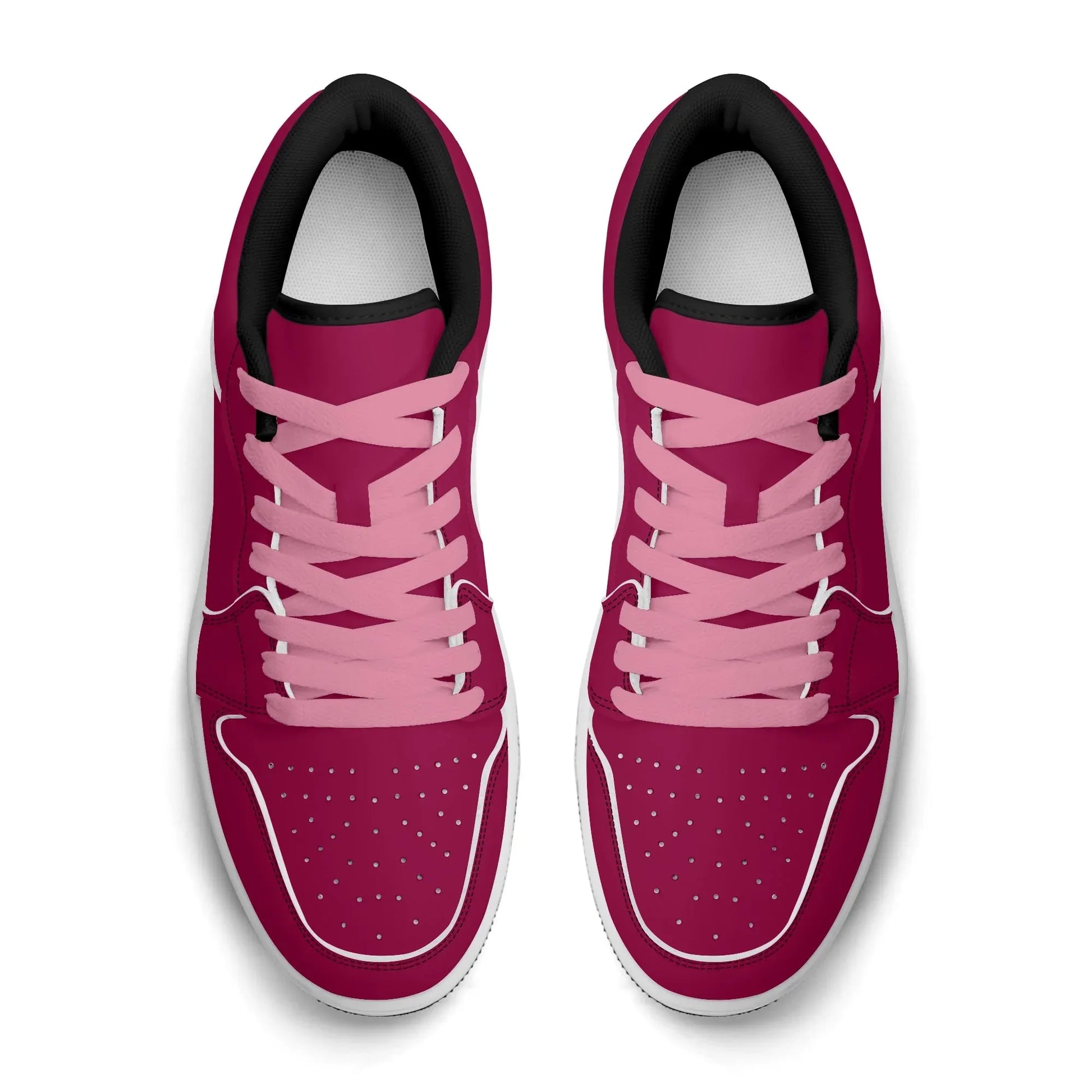 burgundy-low-top-leder-sneaker-fur-damen-sneaker-jlr-design-14 - JLR Design