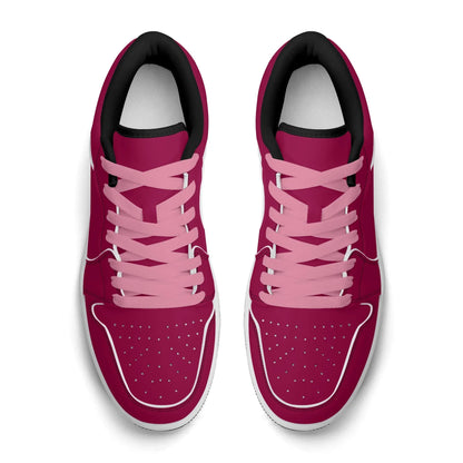 burgundy-low-top-leder-sneaker-fur-damen-sneaker-jlr-design-14 - JLR Design