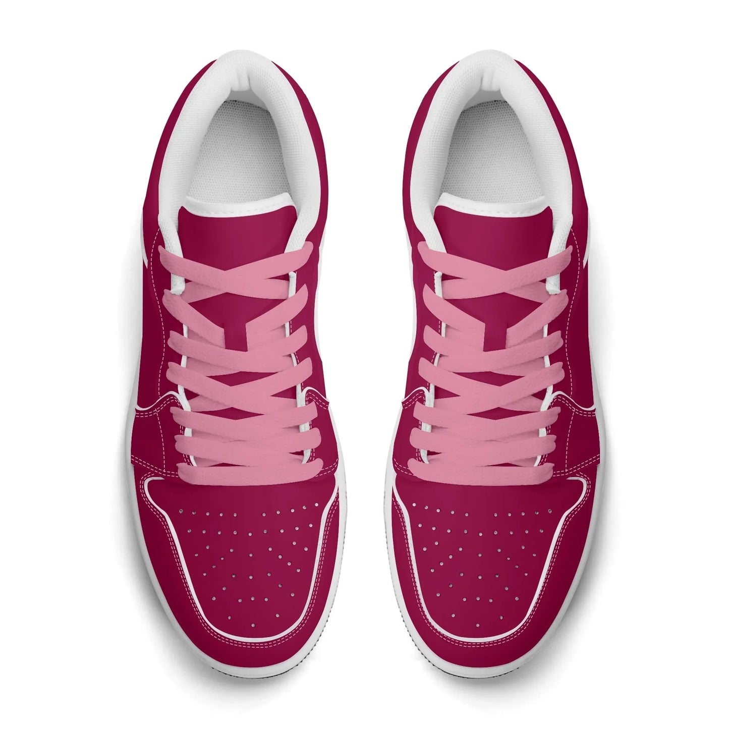 burgundy-low-top-leder-sneaker-fur-herren-sneaker-jlr-design-7 - JLR Design