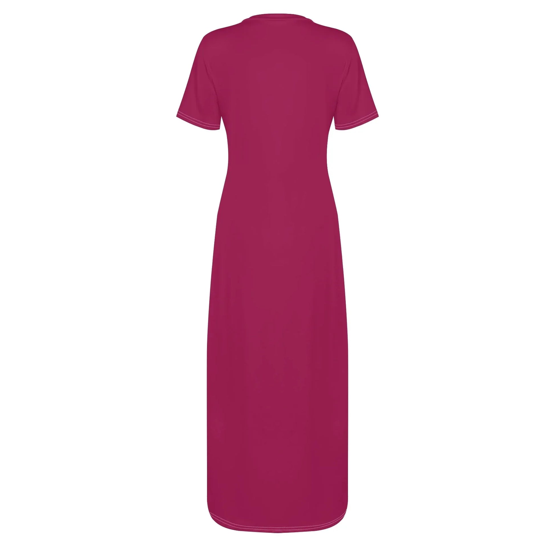 burgundy-short-sleeve-long-dress-long-dress-jlr-design-4 - JLR Design