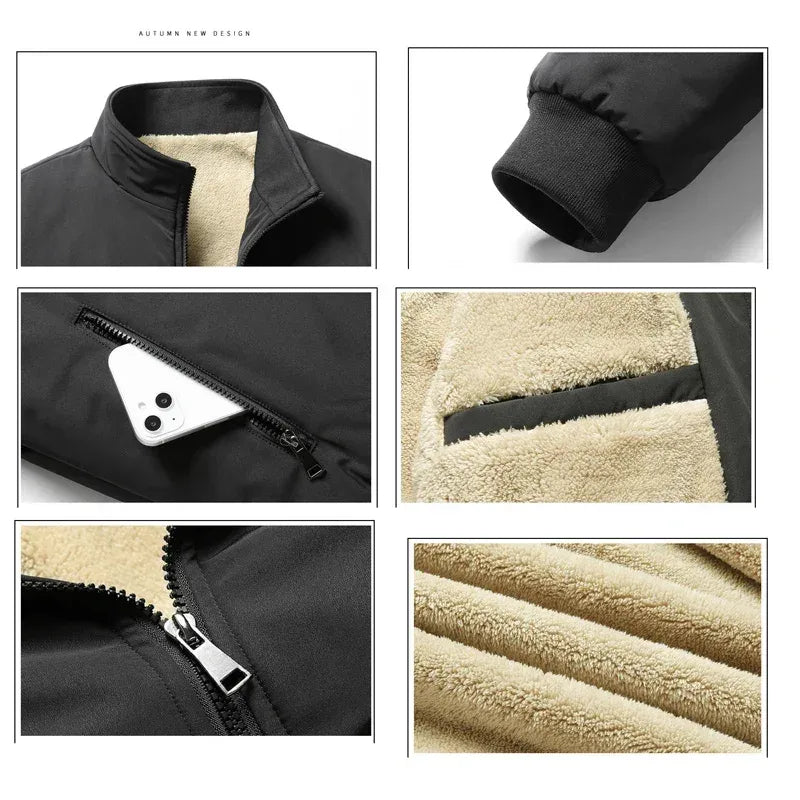 business-jacke-winddichter-stehkragen-parka-fur-herren-jacke-jlr-design-3 - JLR Design