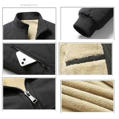 business-jacke-winddichter-stehkragen-parka-fur-herren-jacke-jlr-design-3 - JLR Design
