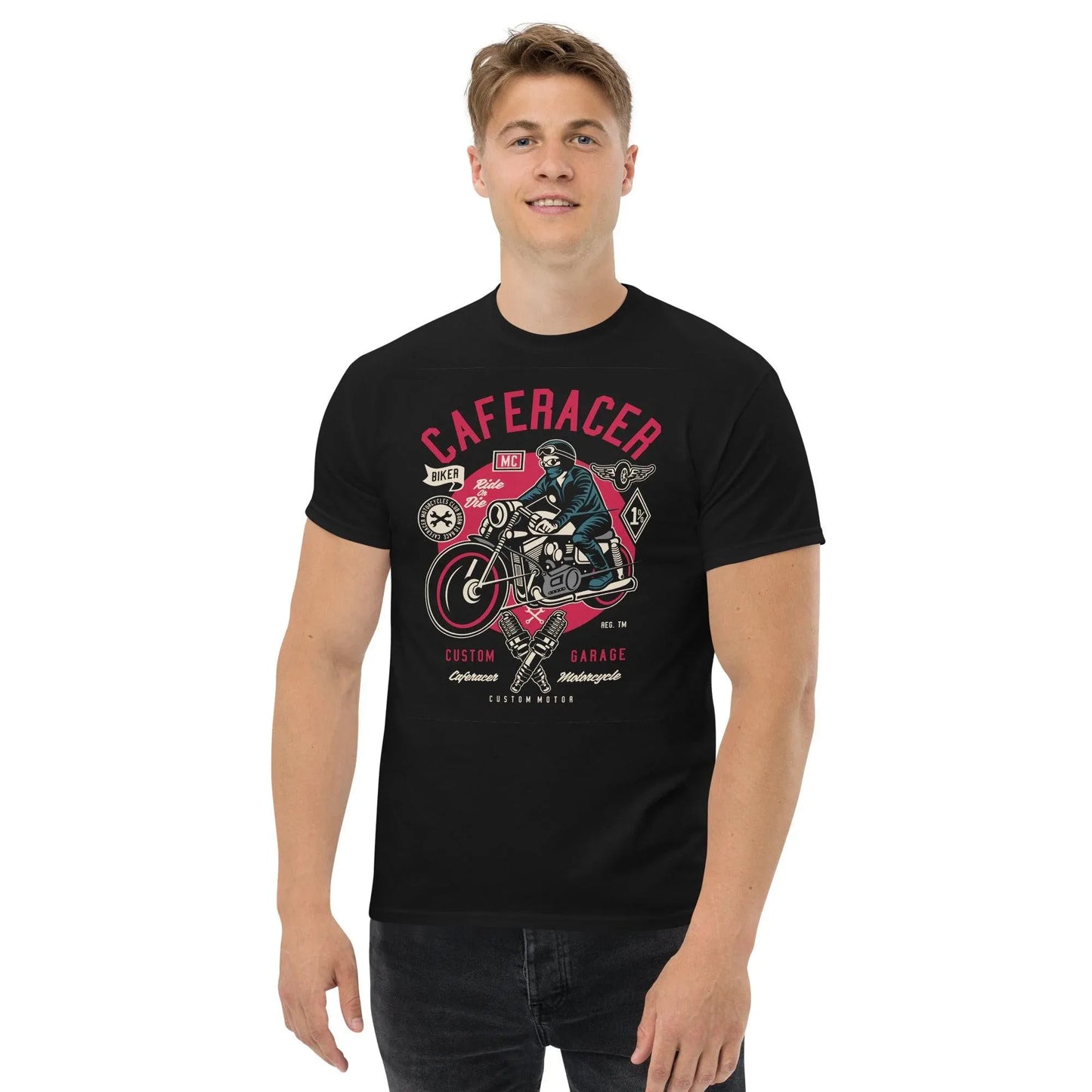 caferacer-herren-t-shirt-t-shirt-jlr-design-5 - JLR Design