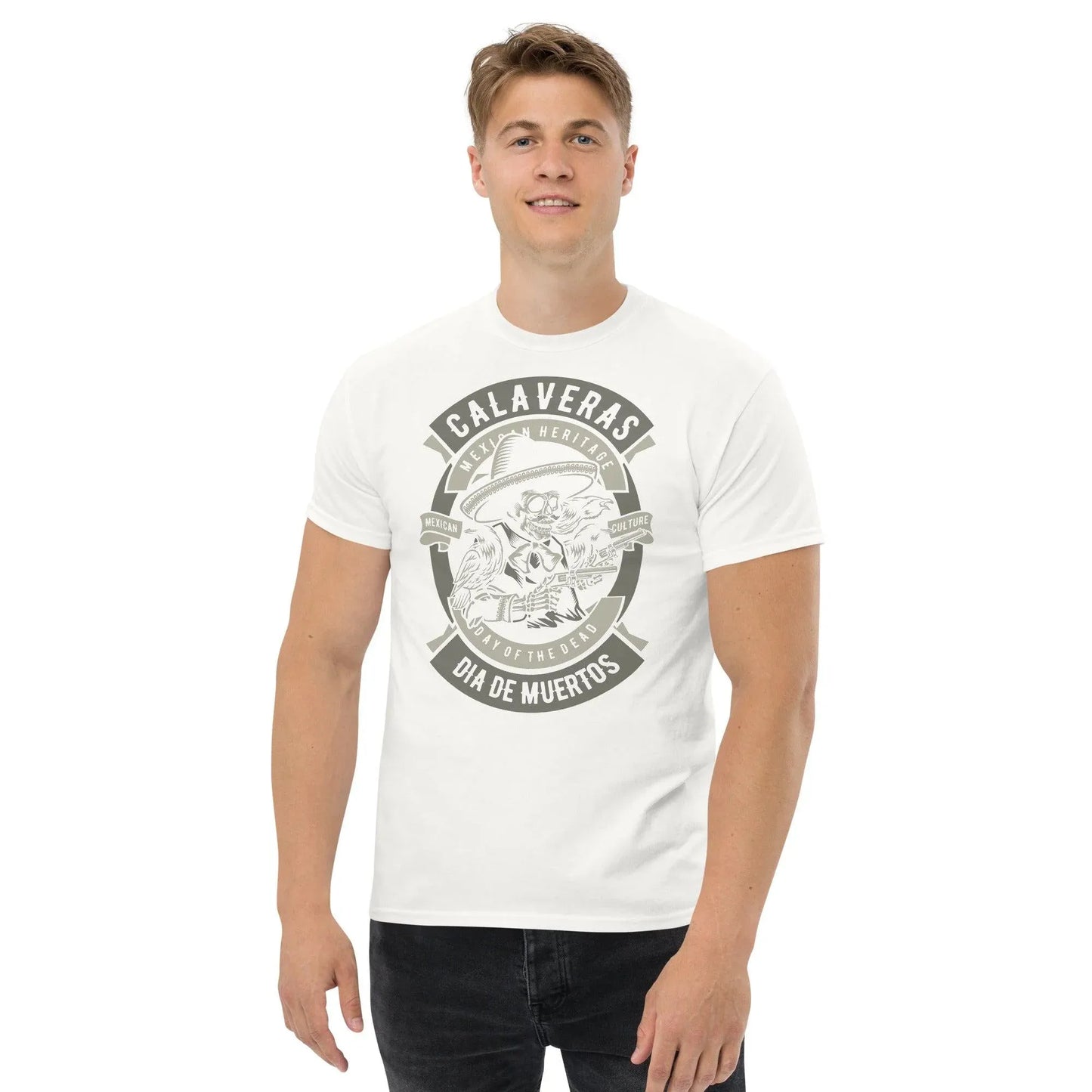 calaveras-dia-de-muertos-herren-t-shirt-sport-t-shirt-jlr-design-31 - JLR Design