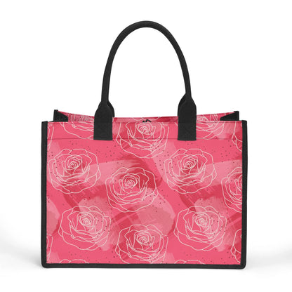 canvas-shopper-tasche-mit-rosenmuster-einkaufstasche-jlr-design-2 - JLR Design