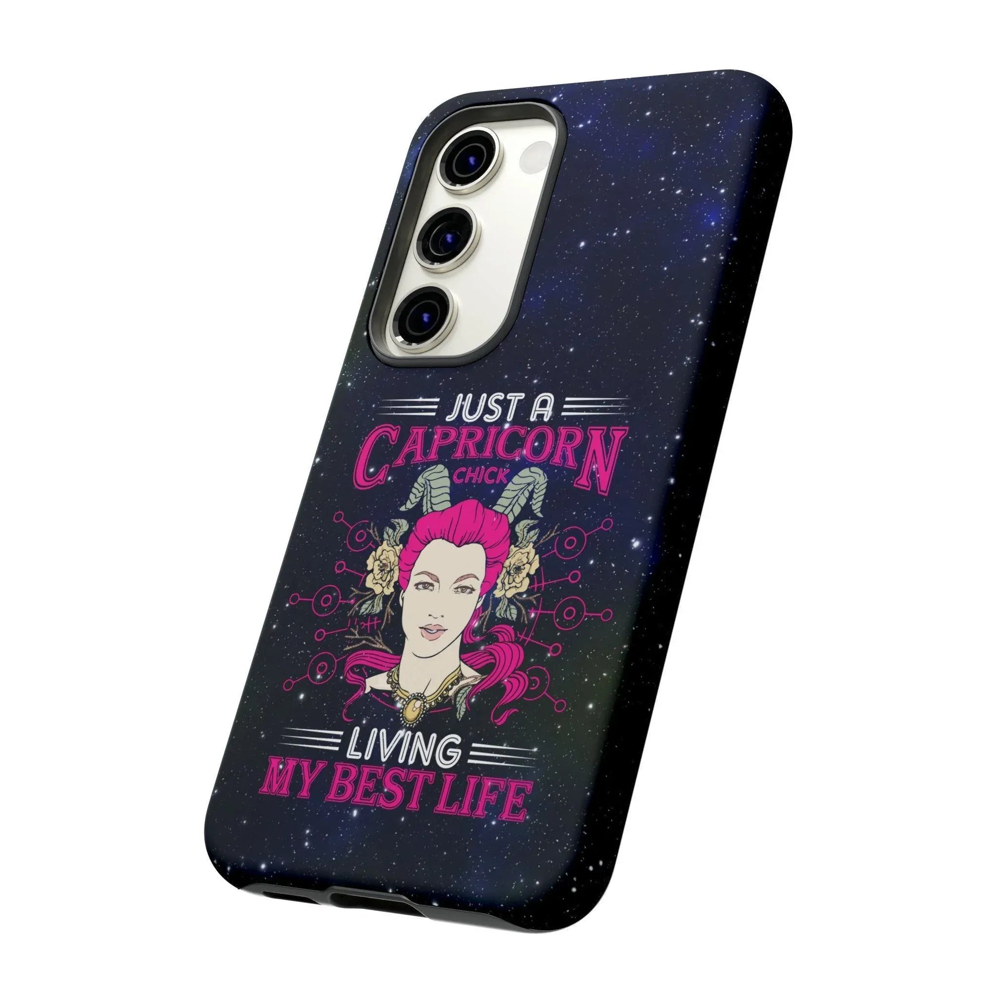 capricorn-chick-samsung-galaxy-cover-s21-s22-s23-s24-s25-plus-pro-ultra-phone-case-jlr-design-3 - JLR Design