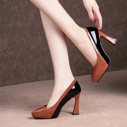 caramel-damen-plateau-high-heels-high-heels-jlr-design-5 - JLR Design