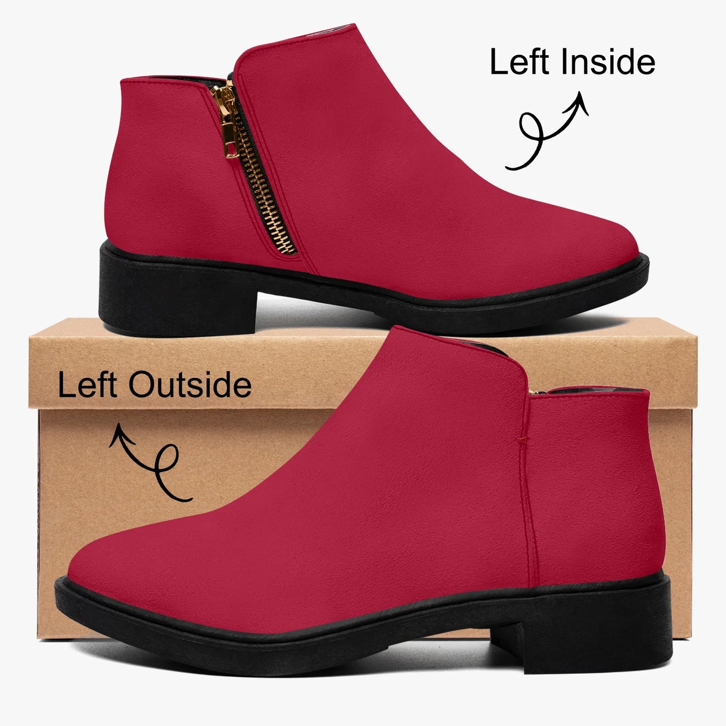 carmine-elegante-reissverschluss-stiefeletten-stiefeletten-jlr-design-4 - JLR Design