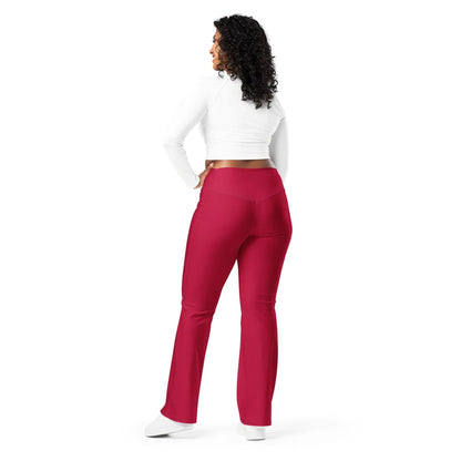 carmine-high-waist-flare-leggings-flare-leggings-jlr-design-10 - JLR Design