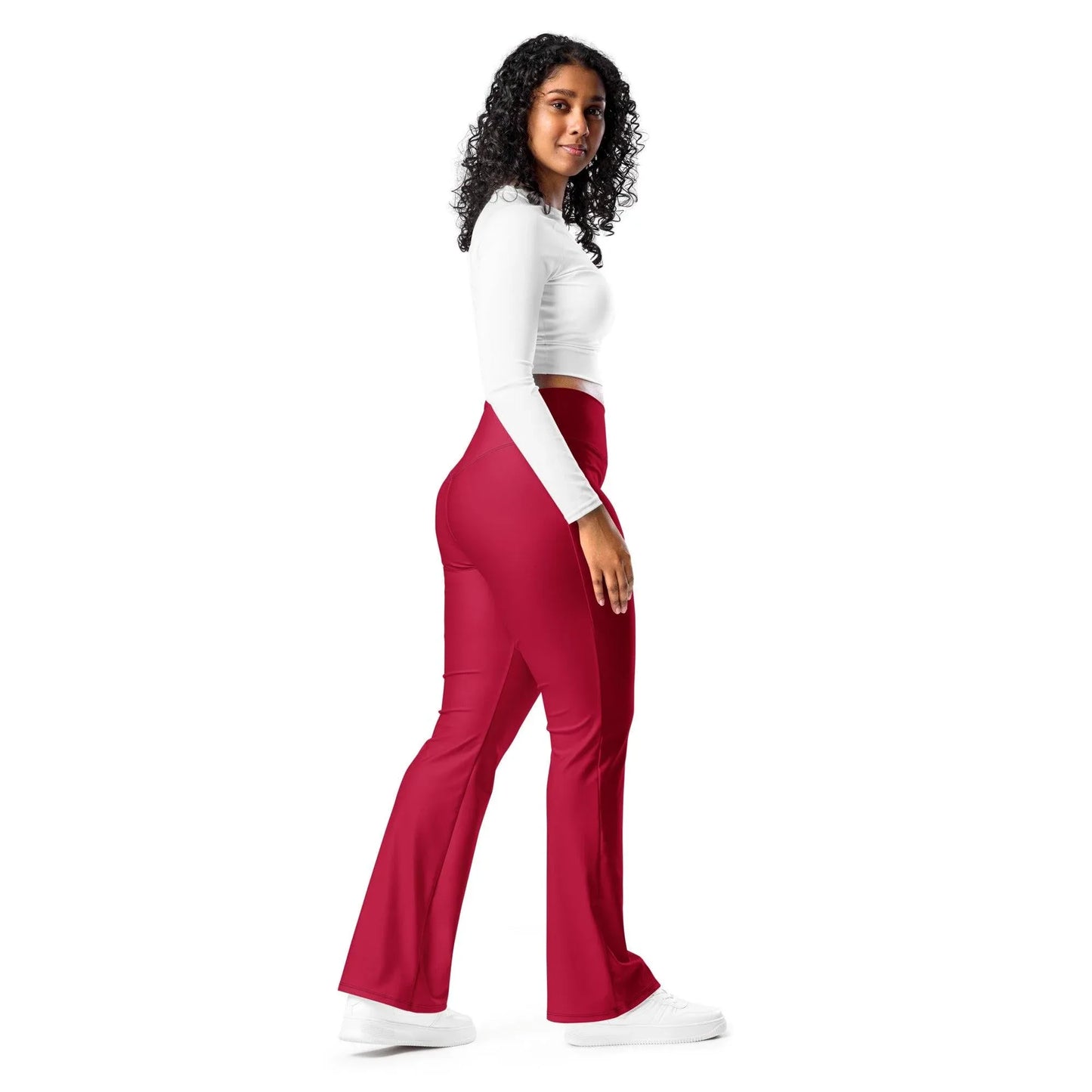 carmine-high-waist-flare-leggings-flare-leggings-jlr-design-2 - JLR Design