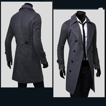 casual-slim-fit-langer-herren-trenchcoat-trenchcoat-jlr-design-12 - JLR Design